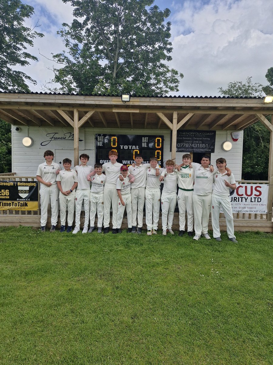 A busy week of cricket for our U15s.

Last Friday, we travelled to <a href="/FramearlPE/">Framingham Earl PE</a> and came away with a loss. Yesterday, we travelled to <a href="/GrimstonCricket/">Grimston Cricket Club</a> to face <a href="/SHSS_PE/">SHS Sport & PE</a> and came back with a win. Tomorrow, we host <a href="/lshsnews/">Long Stratton High School</a> at <a href="/HolkhamEstate/">Holkham</a> 🏏