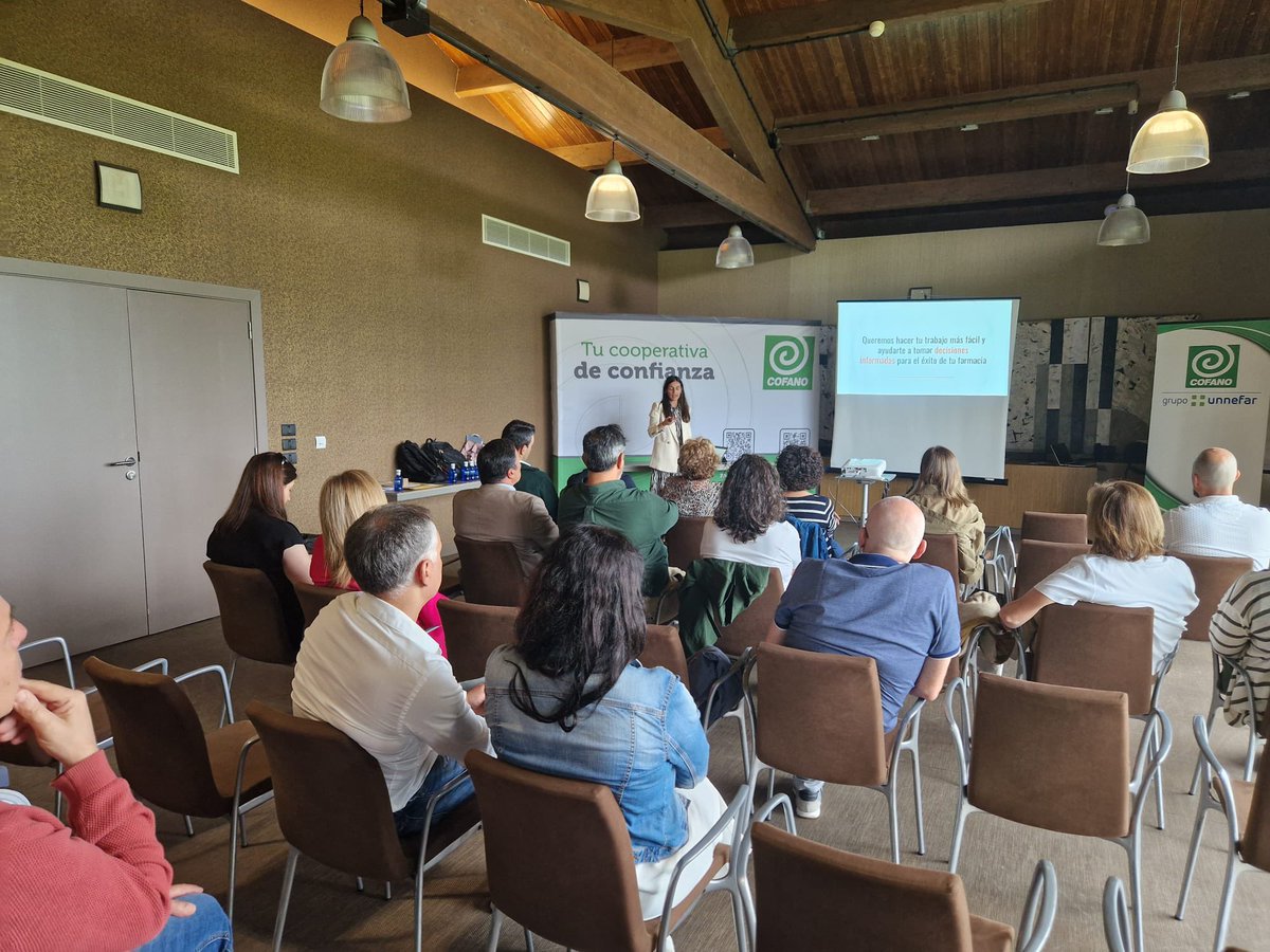 CofanoCoop's tweet photo. Hoy “Poniendo el foco en la rentabilidad de tu farmacia” 💊 en el Hotel Oca Vila (Allariz, Ourense).
#Cofano https://t.co/TrPVQooRBS