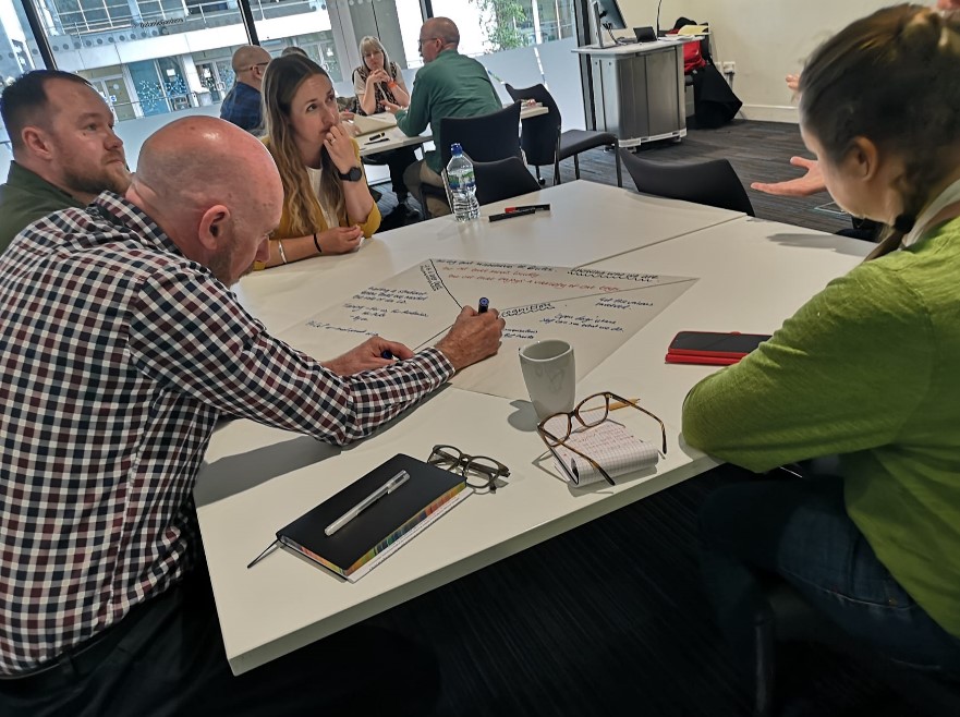 aldinhe_LH's tweet photo. Workshop facilitated by @allensteph on The Future of Learning Development: In our hands at #ALDcon24 #LoveLD. Asking delegates:
What are the strategic priorities of your HEI/faculty/department?
Can you align LD teams?
Can you tap into the NSS and issues arising from that? https://t.co/H8WMbhxkF9