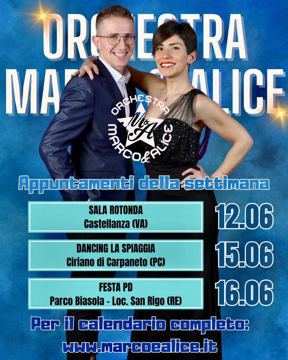 Marco_e_Alice's tweet photo. SETTIMANA CON NOI 🔥🔥🔥 https://t.co/xYo5SXjvFQ