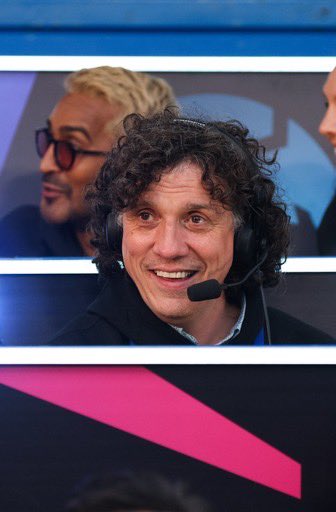 Reubes's tweet image. Darragh Ennis @bones_giles on the phones for @socceraid at the weekend ⚽️