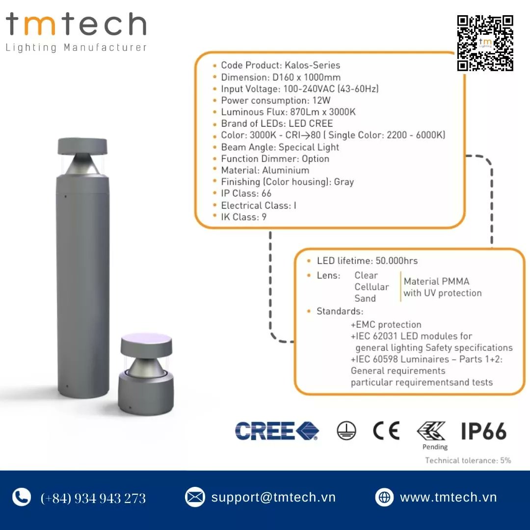 💧 Diverse in design, suitable for any space: Explore KALOS – Series Collection💧
👉 Discover more: tmtech.vn/products/bolla…
📞 Whatsapp: (+84) 934 943 273
📩 Email: vanhieu@tmtech.vn
#tmtech #tmtechvietnam #tmtechlighting #tmtechmanufacturer #tmtechlamp
#outdoorlighting
