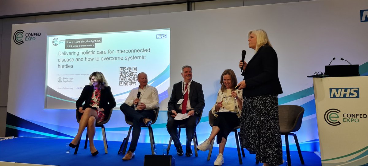 thevoltmeter's tweet image. #NHSConfedExpo Day 1. Next session with @TraceyVell Claire Fuller and colleagues discussing how we work collaboratively with partners and patients to overcome system barriers and improve holistic care @ConfedExpo @GM_PCB @NHSConfed @NHSEngland @ViaductCare