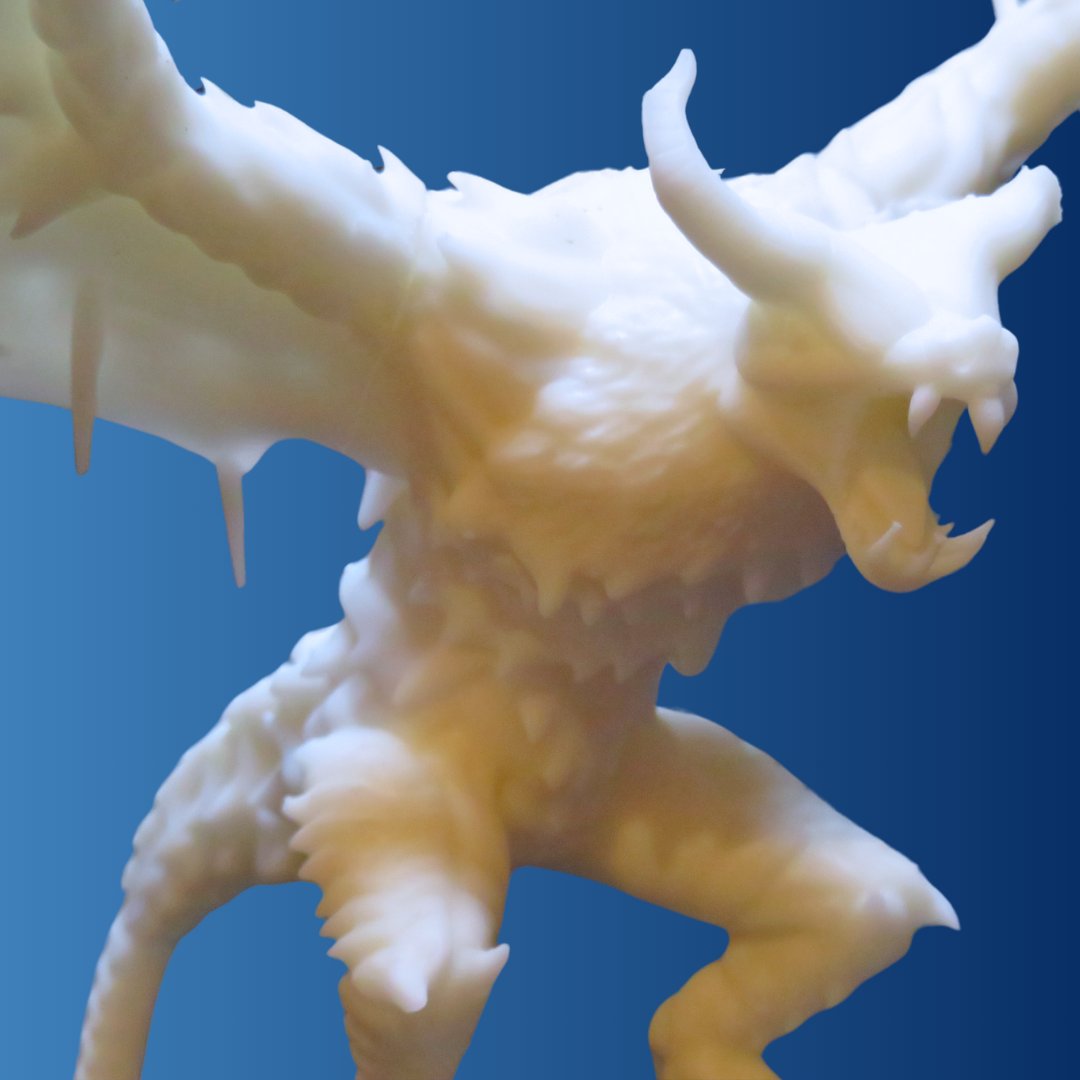 PrintPlace3DP's tweet photo. From imagination's depths emerges a new terror! 😱 Our 3D-printed monster is set to haunt your collection. With intricate details and a chilling presence, it's a testament to creative design and skilled printing. Dare to bring your monsters to life with 3D printing! https://t.co/0Pe5USwLcX