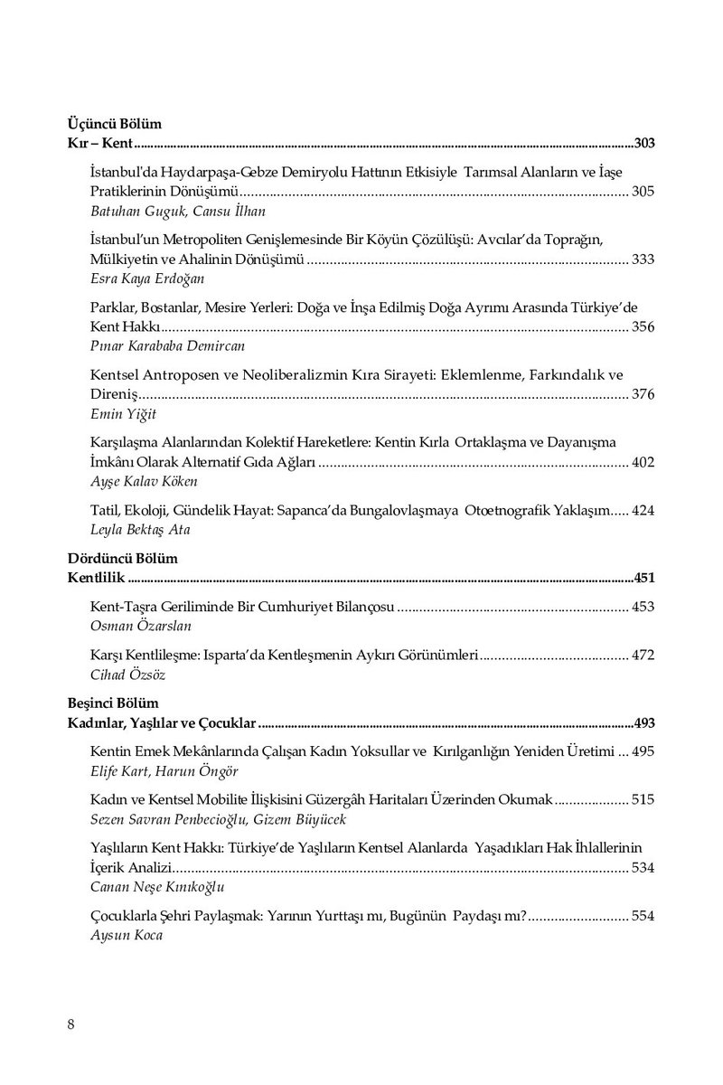 GenisSerife's tweet photo. Cumhuriyet'in 100. Yılında Kentleşme ve Kentsel Toplum kitabımızın İçindekiler listesi. Tekrar tüm yazarlarımıza, İdealKent Yayınları'na ve şimdiden okuyacak ve okutacak olanlara çok çok teşekkürler. @idealkentyynlri @neslimilz @kumrukimu @obozdemirsari @CarlvonSavigny https://t.co/u2kjrcKMnI