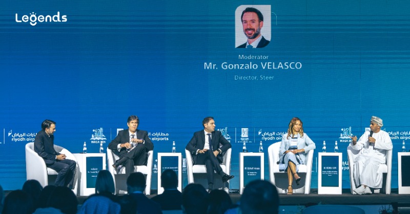 LegendsPRco's tweet photo. Legends PR and Communication Company concluded its consultative and executive works at #WAGA2024, hosted by @riyadhairports. The event brought together 800 prominent figures from aviation and airport management sectors, representing 171 countries globally.