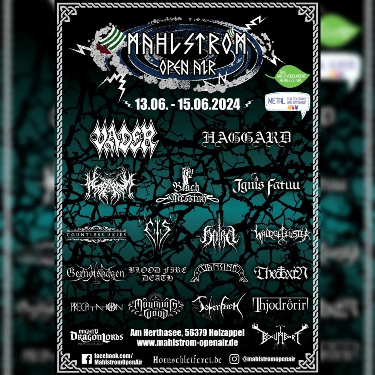 BANDBOND - OFFICIAL APP FOR MAHLSTROM OPEN AIR

We are stoked to collaborate with the great #MahlstromOpenAir in Holzappel (GER) 13-15 June 2024. 🤘

Find Mahlstrom Open Air on #Bandbond ➡️ app.bandbond.com/user/48961

#festivalcompanion #onetoolallmetal #festival #metal #app