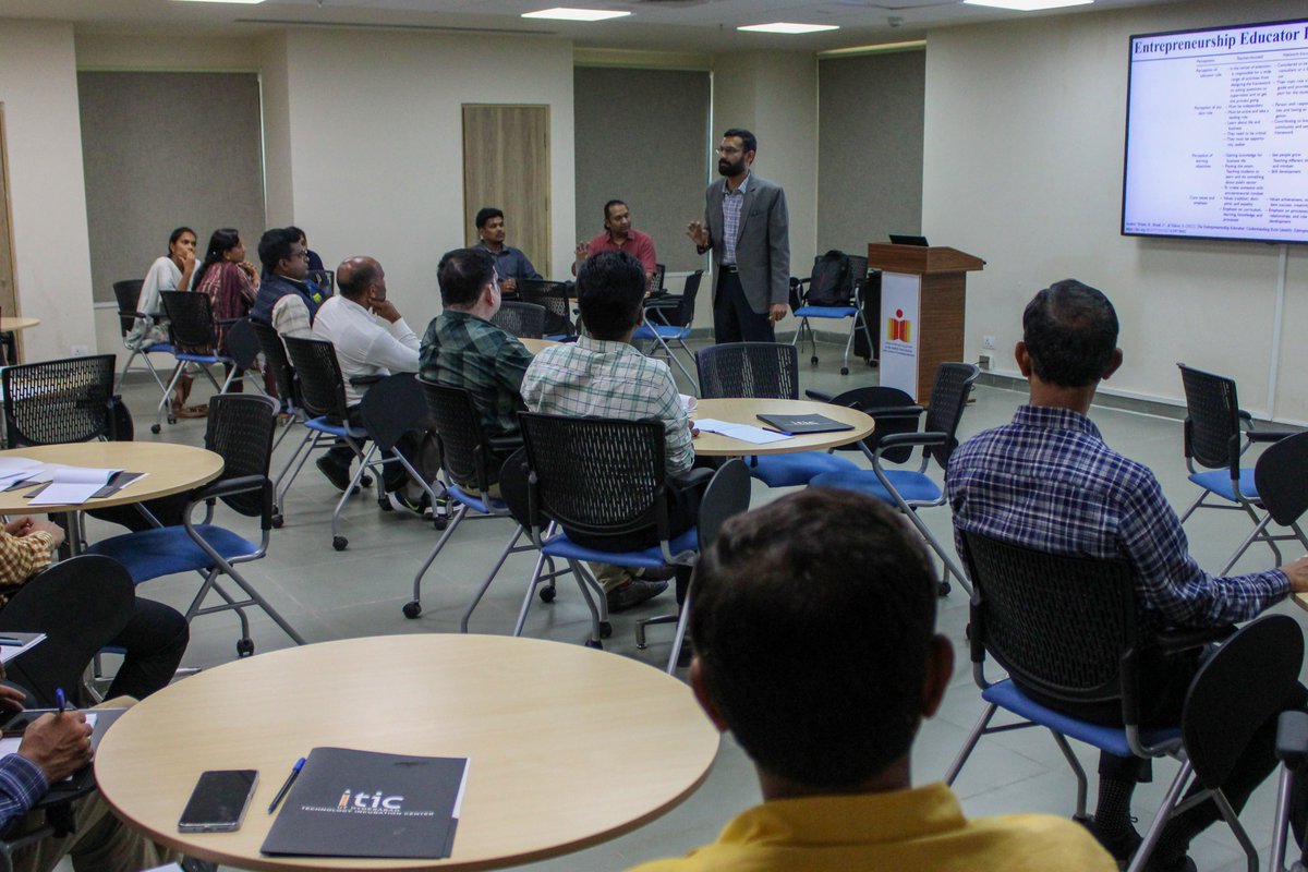 Recent Faculty Development Program
in collaboration with the Department of Entrepreneurship and Management, IIT Hyderabad, iTIC organized a transformative two-day residential workshop.  Empower faculty to be the bridge for their students' entrepreneurial journeys.