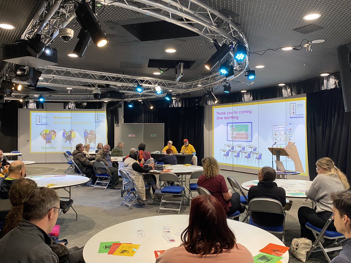 OpeningDoorsLD's tweet image. Everything we do is userled - today we are talking about self advocacy and what an amazing turn out - thank you to everyone for listening in 

#HealthyHappySafe
#UserLed
#LearningDisabilities