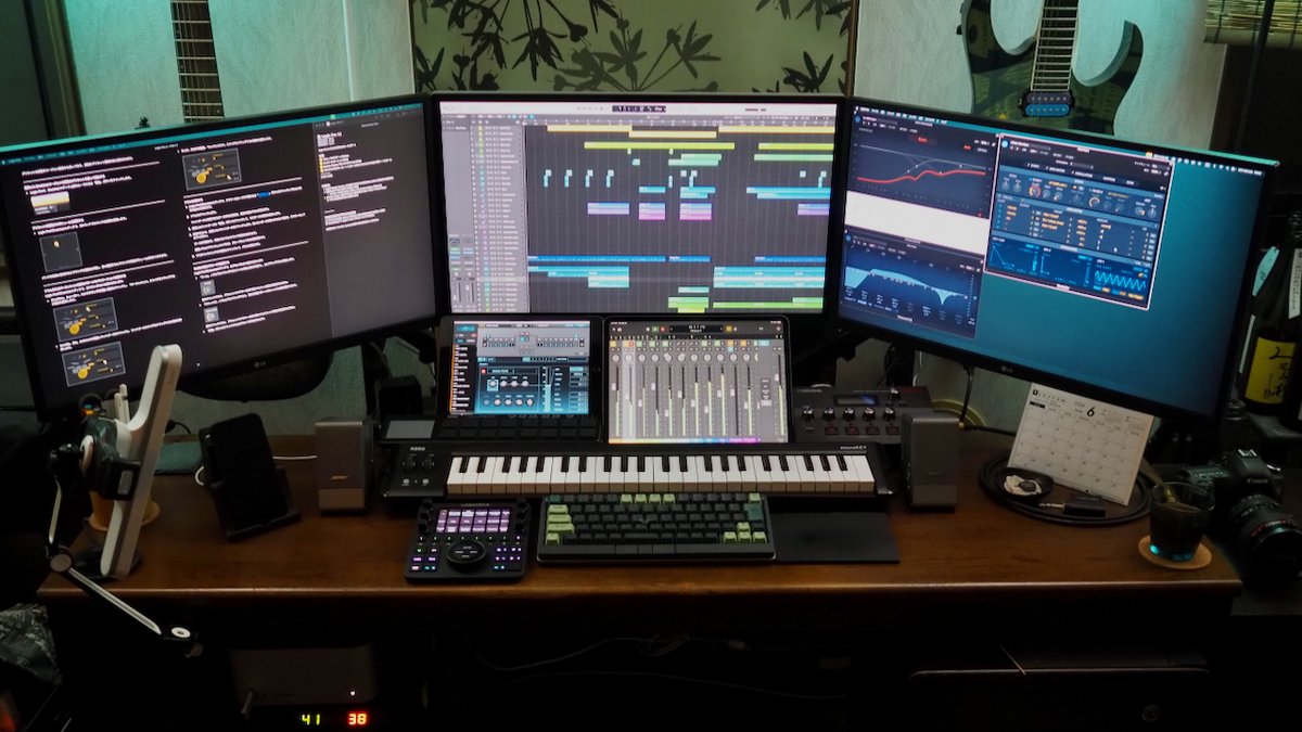 backyard822's tweet image. ここ2年くらいの Home Studio 環境リブレース記をまとめました🎸
#MacStudio #StudioDisplay #HHKBStudio #Loupedeck #DTM
studio3cubed.fc2.page/?p=85