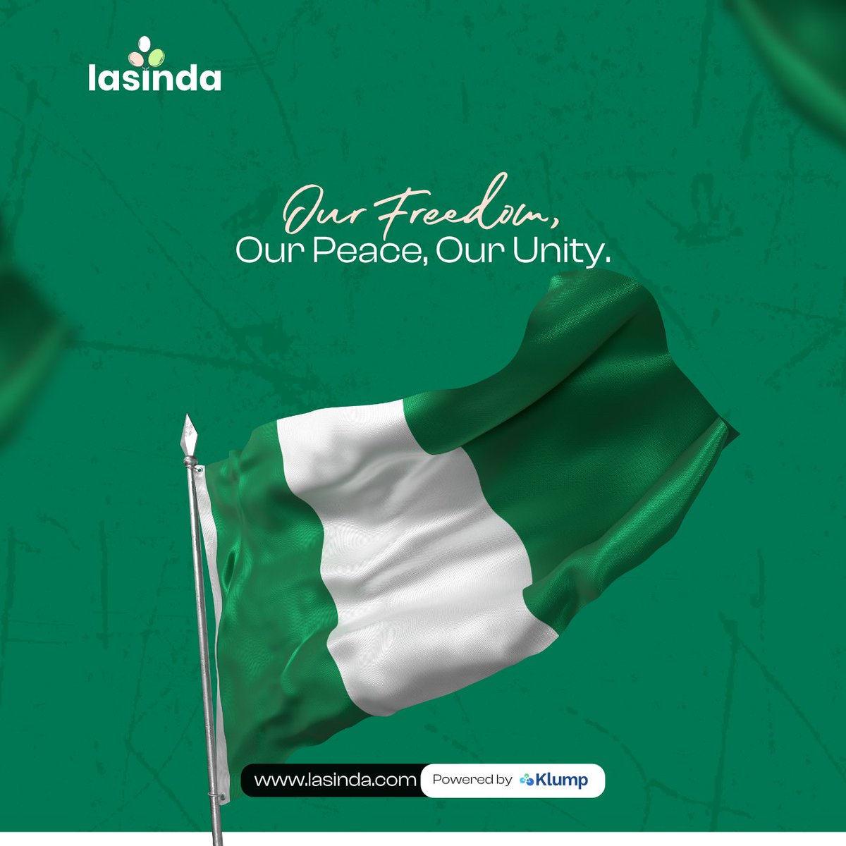 On this day, we celebrate the spirit of freedom and unity that holds us together as One Nigeria ✊🏾🇳🇬🇳🇬

Happy Democracy Day Nigeria!🥳🇳🇬

#lasinda #democracyday #wishlist