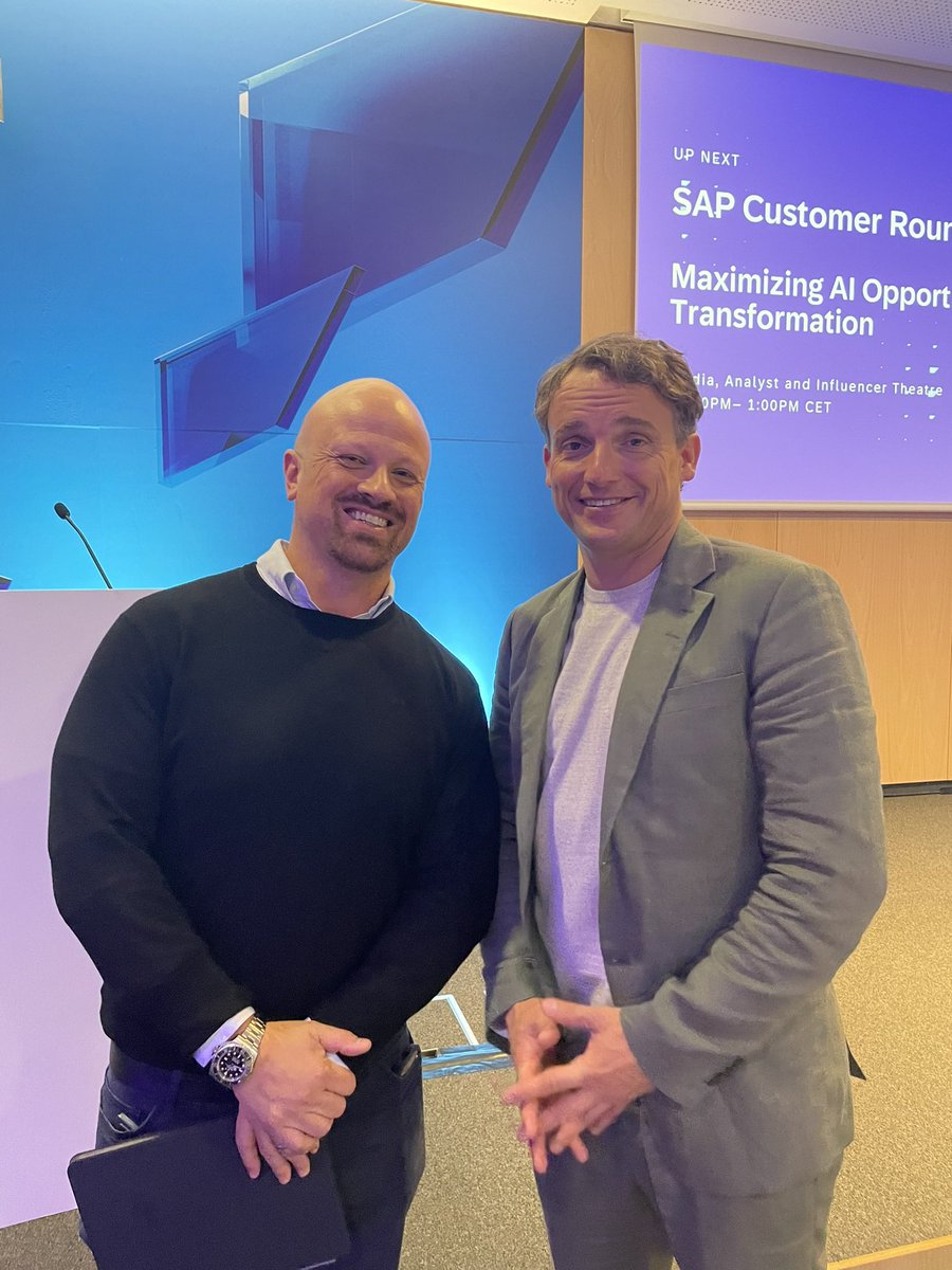 When you have a software platform with 300 million users on it, you have to be thinking about how to evolve and innovate to meet the rapid innovation we are seeing—especially with AI. 

Appreciated the chance to chat with <a href="/SAP/">SAP</a> CEO Christian Klein to get a better sense of how SAP