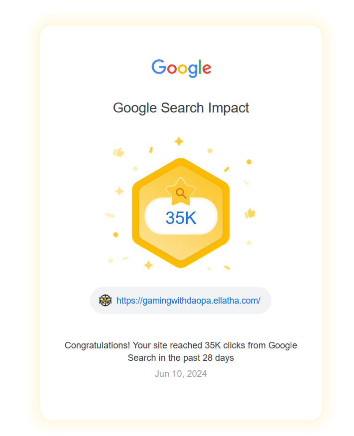 GamingWithDaOpa's tweet image. Talk about #synchronicity...
When someone claims I have "Inorganic Views", and then Google sends you this the very next day ...
#Google #Webmasters