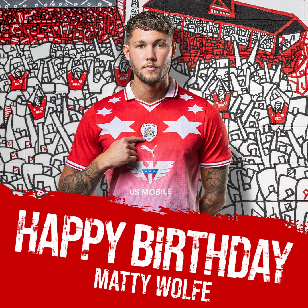 Barnsley FC (@barnsleyfc) on Twitter photo 🥳 Congratulations to Reds midfielder Matty Wolfe who is enjoying his 24th birthday!
Have a good one, <a href="/mattywolfe_8/">Matthew Wolfe</a> 🐺 🥳 Congratulations to Reds midfielder Matty Wolfe who is enjoying his 24th birthday!
Have a good one, <a href="/mattywolfe_8/">Matthew Wolfe</a> 🐺
