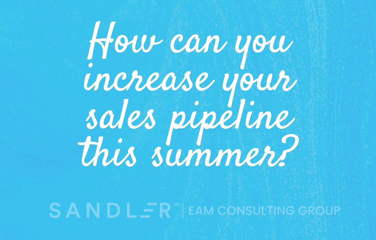 MeierSandler's tweet photo. How can you increase your sales pipeline this summer? Download our FREE guide on How to Overcome Prospecting Mistakes and Increase Your Sales Pipeline. Grab it here:
https://t.co/dxKGhxNPsJ https://t.co/tiwDmctKP5
