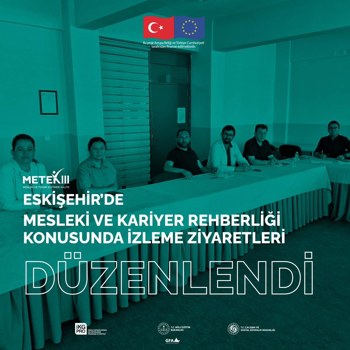metekprojesi's tweet photo. Projemiz kapsamında,
✔️ Mesleki ve kariyer rehberliği konusunda izleme ziyaretleri Eskişehir'de gerçekleştirildi.
#METEKProjesi
@tcmeb
@EUDelegationTur
@IKGPRO
@csgbakanligi
@MeslegimHayatim https://t.co/KyPOXtT1xq