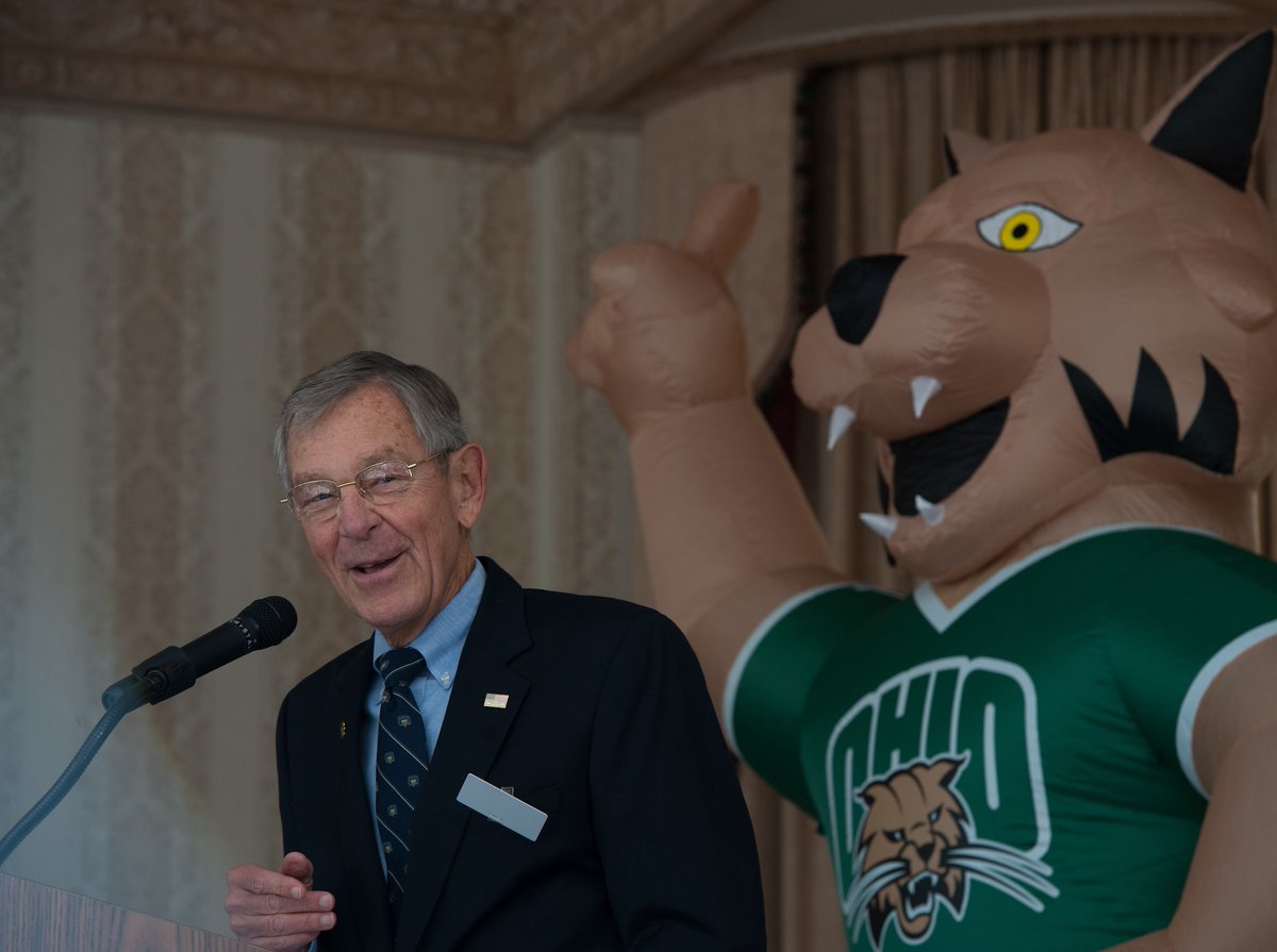 On this day in 2016, we lost <a href="/OHIOAlumni/">OHIO Alumni</a> (’58), former Cleveland Mayor, Ohio Governor and US Senator George V. Voinovich.

We honor his legacy by partnering with communities, agencies and businesses to increase capacity, develop leaders and improve quality of life for Ohioans. 💚