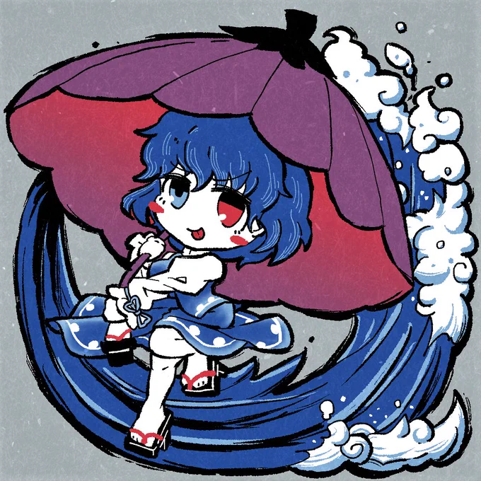 #東方Project #多々良小傘 昨日小傘ちゃんの日だったらしい 