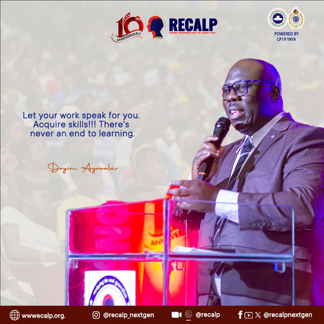 recalpnextgen's tweet photo. Most times you are the problem of your self......
Think about it🤔
Acquire skills and let your work speak for you
#recalp10 #recalp24 #recalp2024 #equippingthenextgeneration https://t.co/NvuxYlWTNb