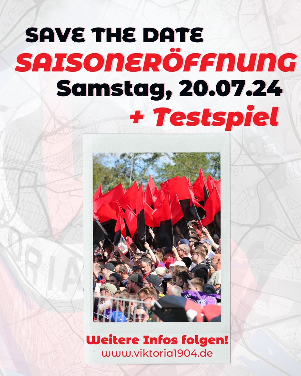 ⚠️ #savethedate: Am 20. Juli findet unsere #Saisoneröffnung samt Testspiel im Sportpark Höhenberg statt. 🗓️🔜⚽️

Weitere Infos folgen in Kürze. 
_______________
#Vussball #3Liga #saisoneroffnung