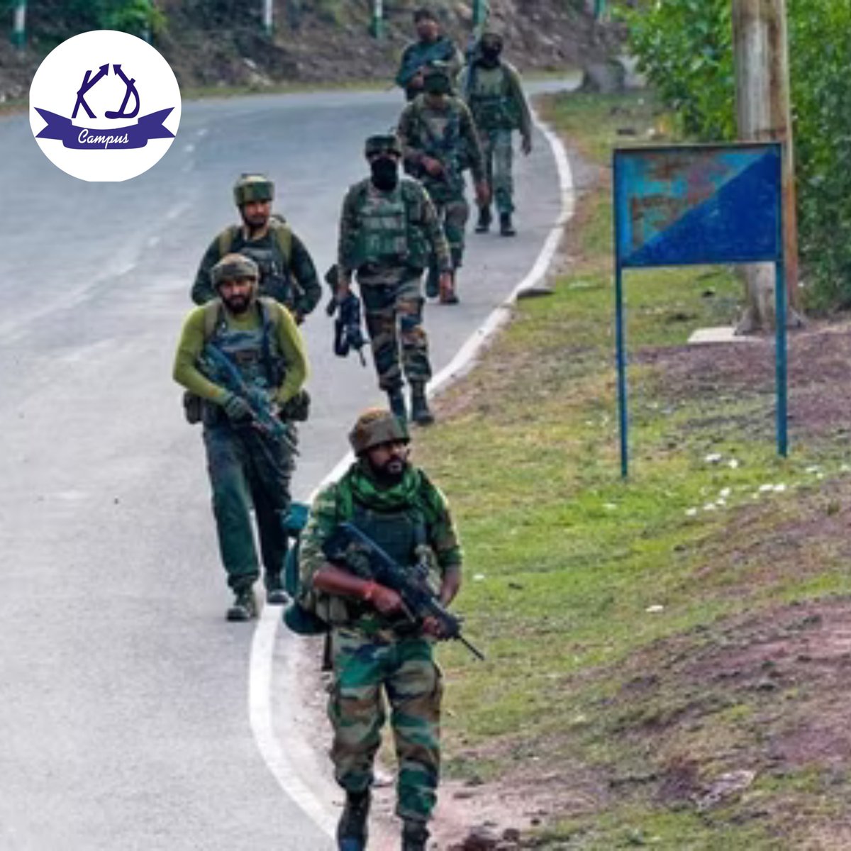 KDCurrentUpdate's tweet photo. 3 terrorist attacks in 60 hours in Jammu and Kashmir: Firing at army checkpost in Doda, 5 soldiers injured; Havildar martyred in Kathua, 2 terrorists killed.
#JammuKashmirAttack #SecurityAlert #ArmyBrave #TerroristStrike #KathuaMartyr #DodaAttack #PrayersForPeace #armygay https://t.co/3TuO9myfcy