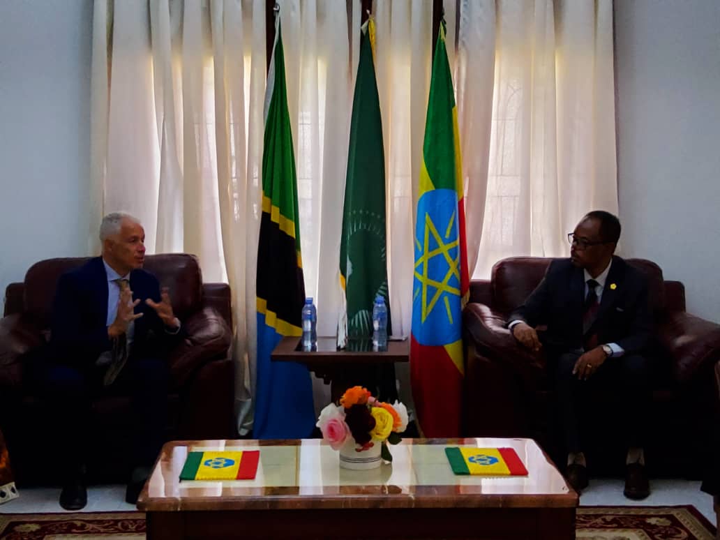shibru_mamo's tweet photo. I had convened a crucial discussion with Tanzanian IOM Director Mr.Maurizio Busatti .The discussion centered on strategies for the safe &amp; organized repatriation of Ethiopian Nationals who find themselves in irregular migration situations. https://t.co/t5GQDAIipY