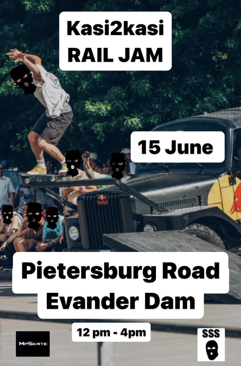 _MrBong's tweet photo. We're hosting skatw competitions again!!!!
Catch us at Evander dam
15 June
Alongside #MpSkate #Redbull #SSS #SkaterNation #Sketchysoundz #Zulluminati we gon be outchea!!!! https://t.co/yqZ8VKKHaC