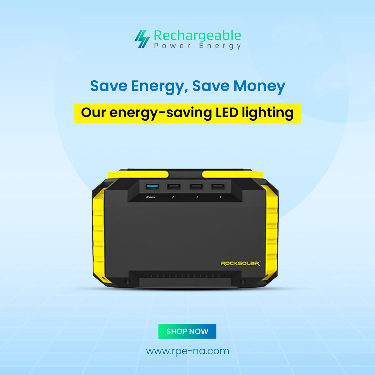 RechargeableE's tweet photo. Maximize your energy savings with our energy-efficient LED lighting solutions! 💡 Illuminate your space while reducing your carbon footprint.

Upgrade to LED Today, Visit our website to learn more

#LEDBulbs #EnergyEfficiency #GreenLighting #SustainableLiving #ecofriendly https://t.co/kyQMUZHStK