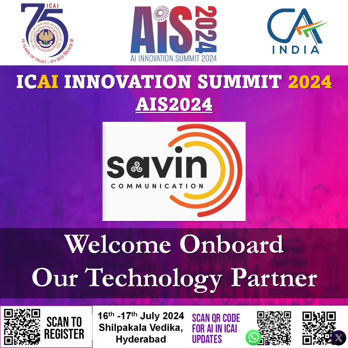 AI in ICAI tweet media