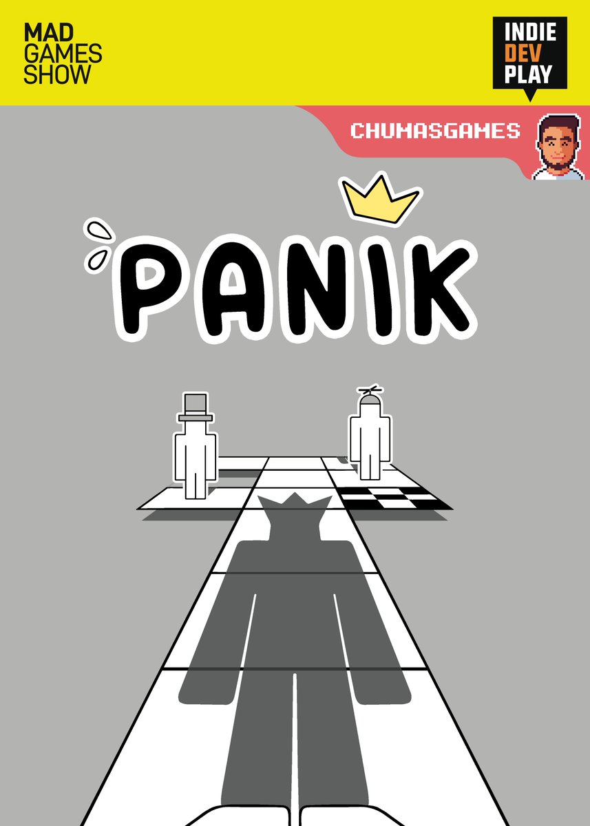 ChumasGames's tweet photo. ¡Nos vemos en un par de días! 👀

¡Venid a probar la demo de PANIK! 👑 https://t.co/kz2LX2rjf5