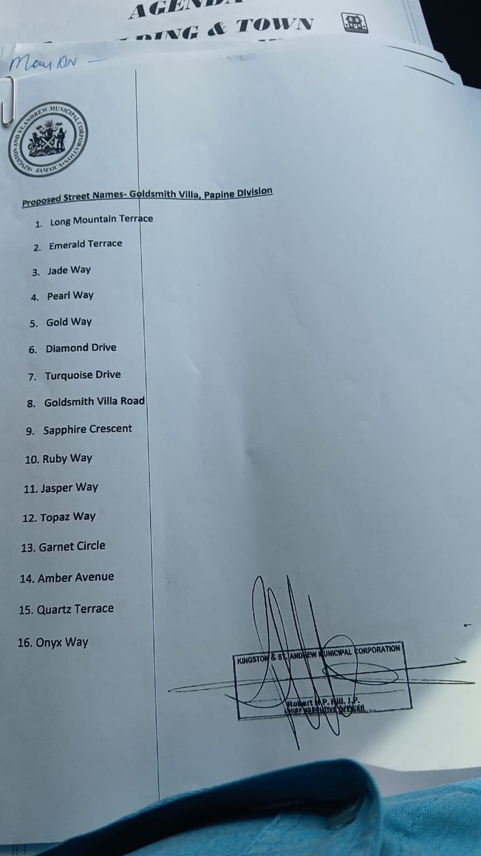 Councillor Darrington Ferguson - a job well done! 

This is true partnership. 

Consulting even before the elections  as residents in Goldsmith Villa sought to formalize their addresses with proper naming of their roads. 

Now, you’ve advocated successfully. 🙌🏼

#PapineDivision