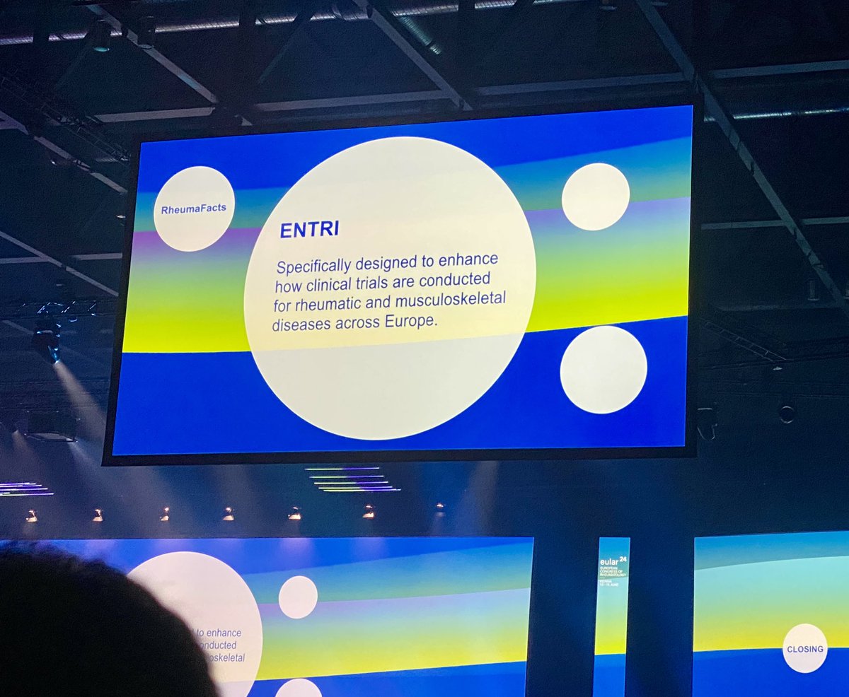 SjogrenpowerAna's tweet image. Speeding up trials by building capacity particularly in trial centres out of the radar will hopefully increase access opportunities to innovative health care practices and treatments for RMD patients across Europe and beyond.🚀🎯🇪🇺 #EULAR2024 #ENTRI