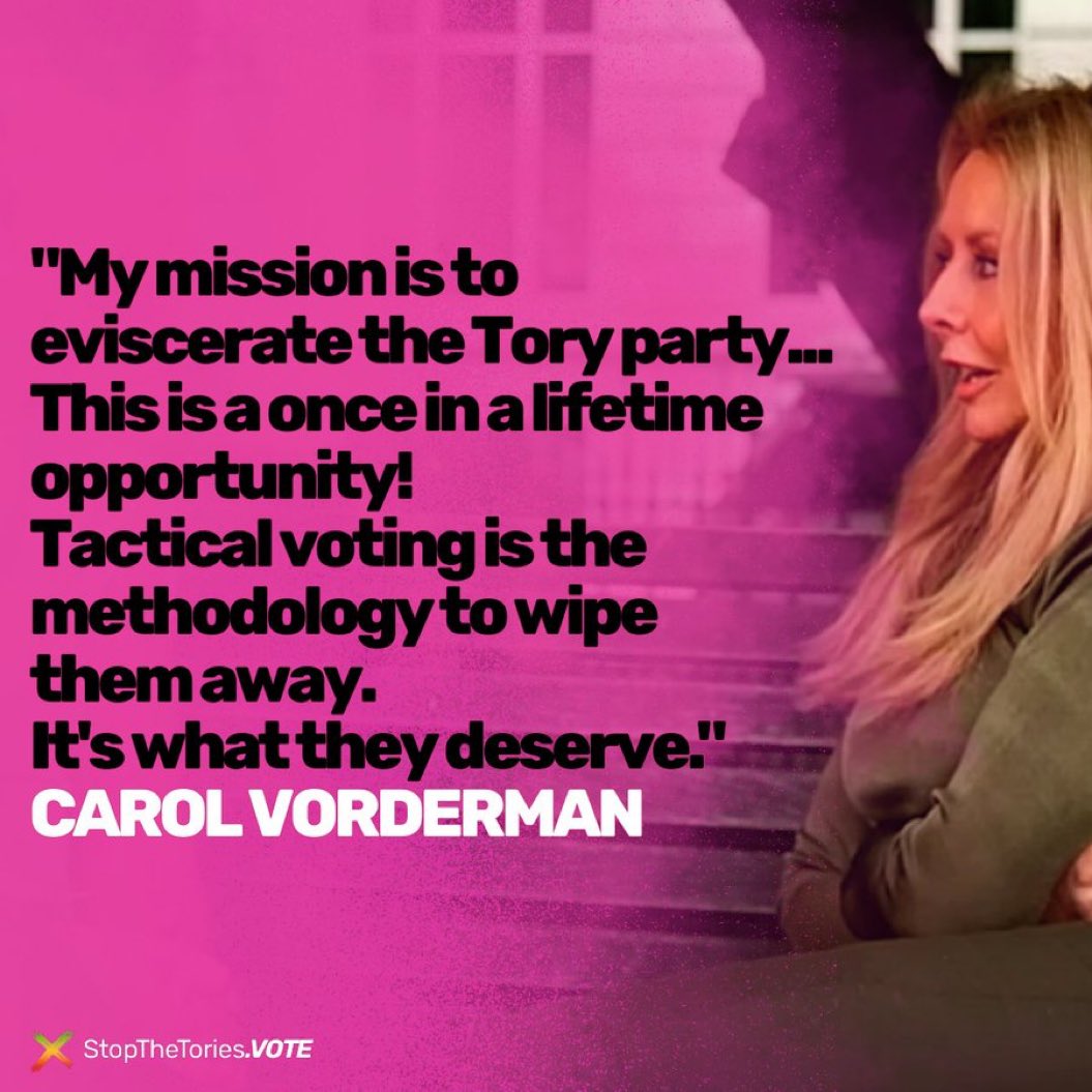 Carol Vorderman tweet media