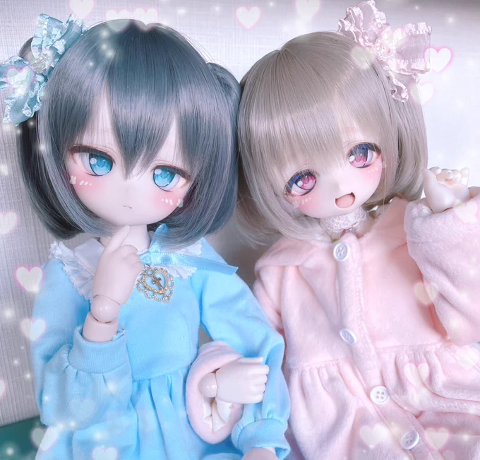 わんころツイン𝑩𝑰𝑮 𝑳𝑶𝑽𝑬(ᐢ꜆ . ̫ . ). ̫ . ᐢ) #ひまたねっ娘