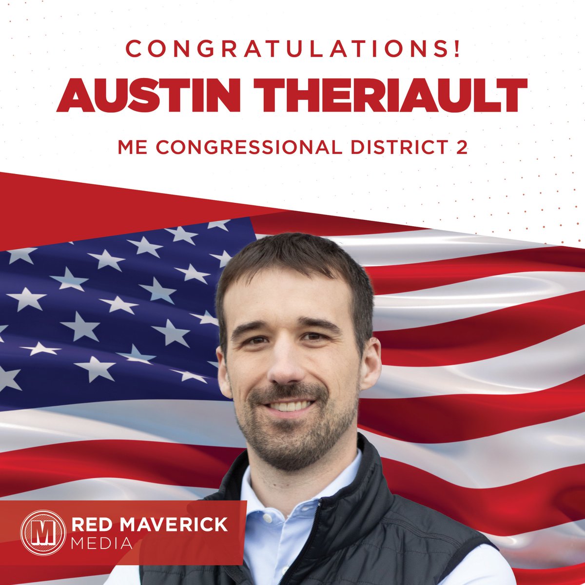 Congratulations to <a href="/AustinTheriault/">Austin Theriault</a> on your primary victory last night! Onwards to November. #winningdifferently