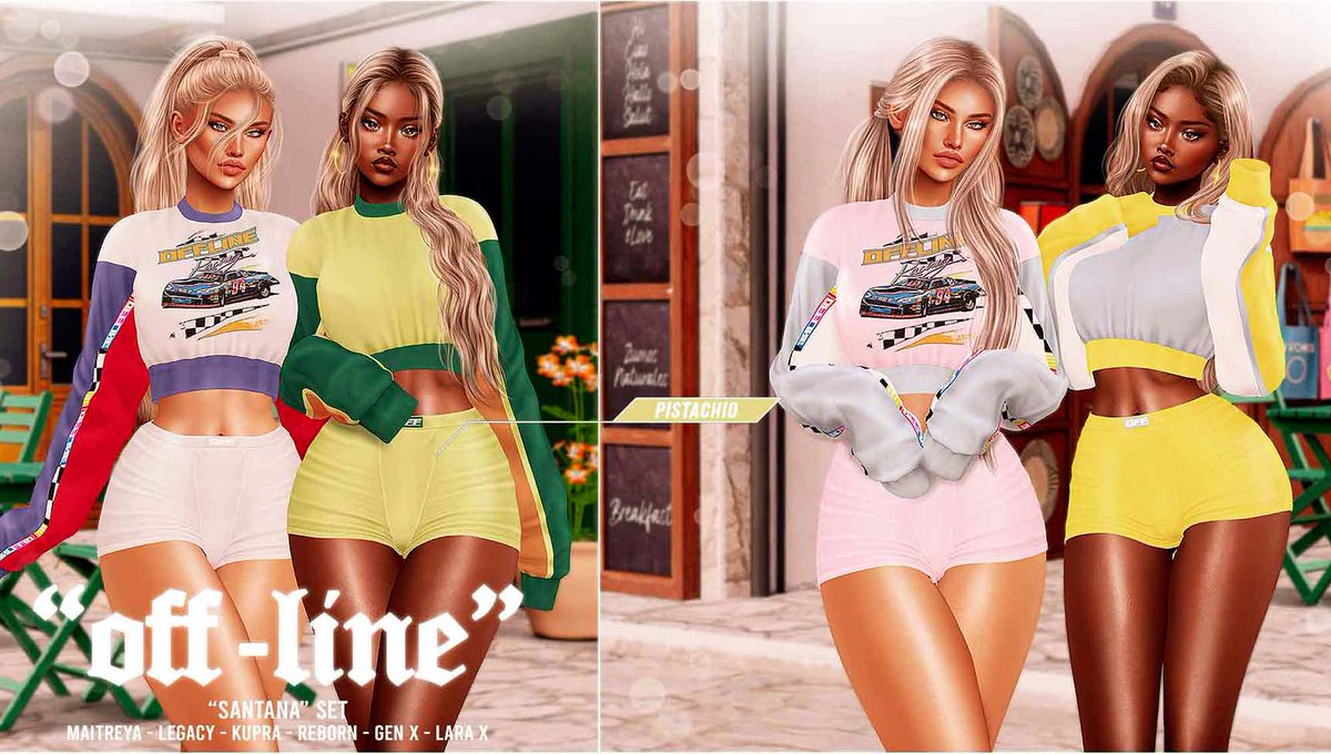 MediaSL1's tweet photo. Off-Line. Santana Set – NEW

"Off-Line"

"Off-Line" x "Santana" Set // GIVEAWAY !!

The cozy Santana set is perfect for snuggling up or running errands!

Available in 20 colors for individual purchase. #bestsecondlife #NewSL #OffLinesl
https://t.co/Tg6U0dD5Jh https://t.co/mRWTiJnIbE