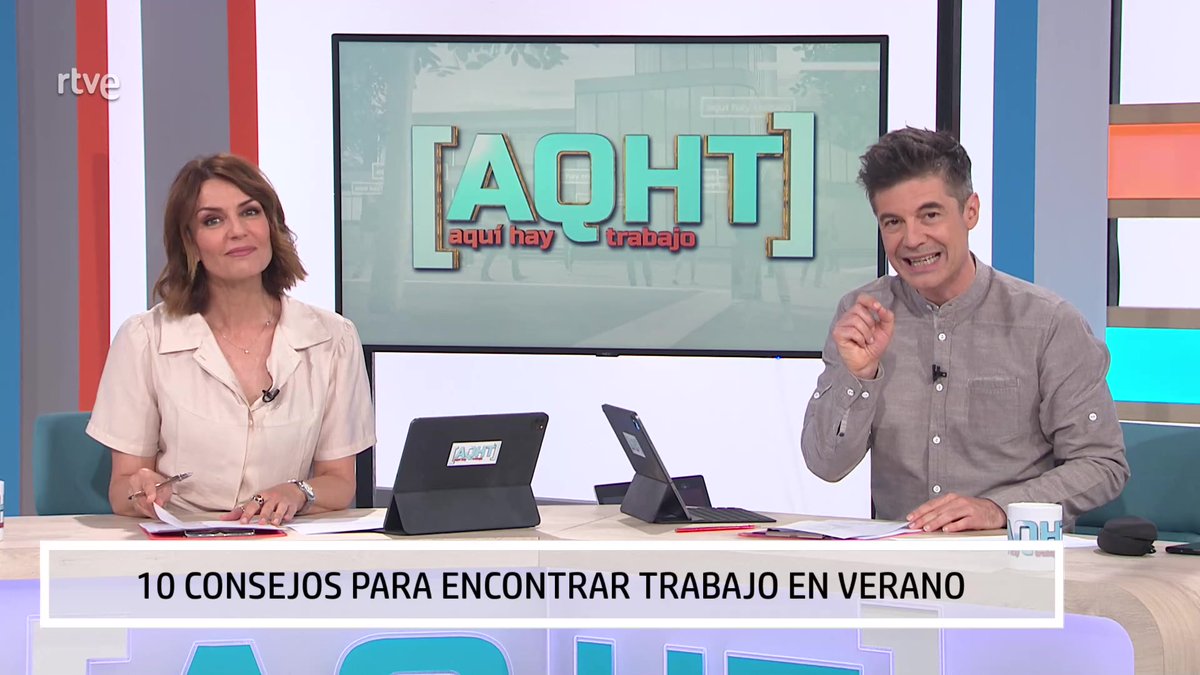 AQHT_TVE's tweet photo. Casi 600.000 contratos se esperan en España para este verano

Si quieres que uno sea tuyo ponte YA!

A ver si te sirve alguna de estas
🏖️10 claves para conseguir un trabajo este verano
⬇️📺
https://t.co/F9GMFp0Zp8 https://t.co/lIPTvfcKQv