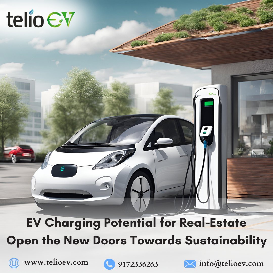 telioev2022's tweet photo. EVs are driving a real estate revolution! ⚡️ 
TelioEV helps property owners unlock the potential of EV charging: Attract tenants, boost value, &amp; go green. ♻️ Contact us &amp; charge up your success!

 #TelioEV #EVcharging #RealEstate #Sustainability https://t.co/tC70H7Fe6a