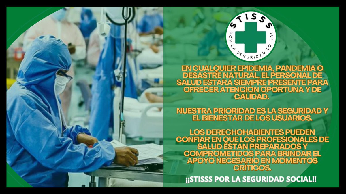 Agradecemos a todos nuestros usuarios la confianza que nos brindan. Su salud y bienestar son nuestra prioridad y trabajaremos incansablemente para asegurar que reciban la mejor atención posible.
#STISSS #ISSS