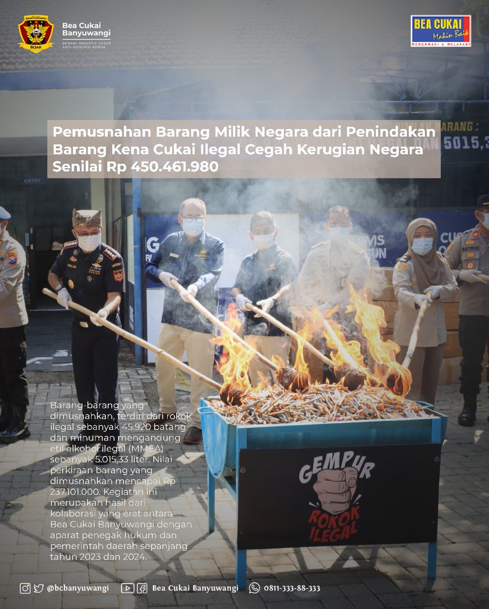 Bea Cukai Banyuwangi tweet media