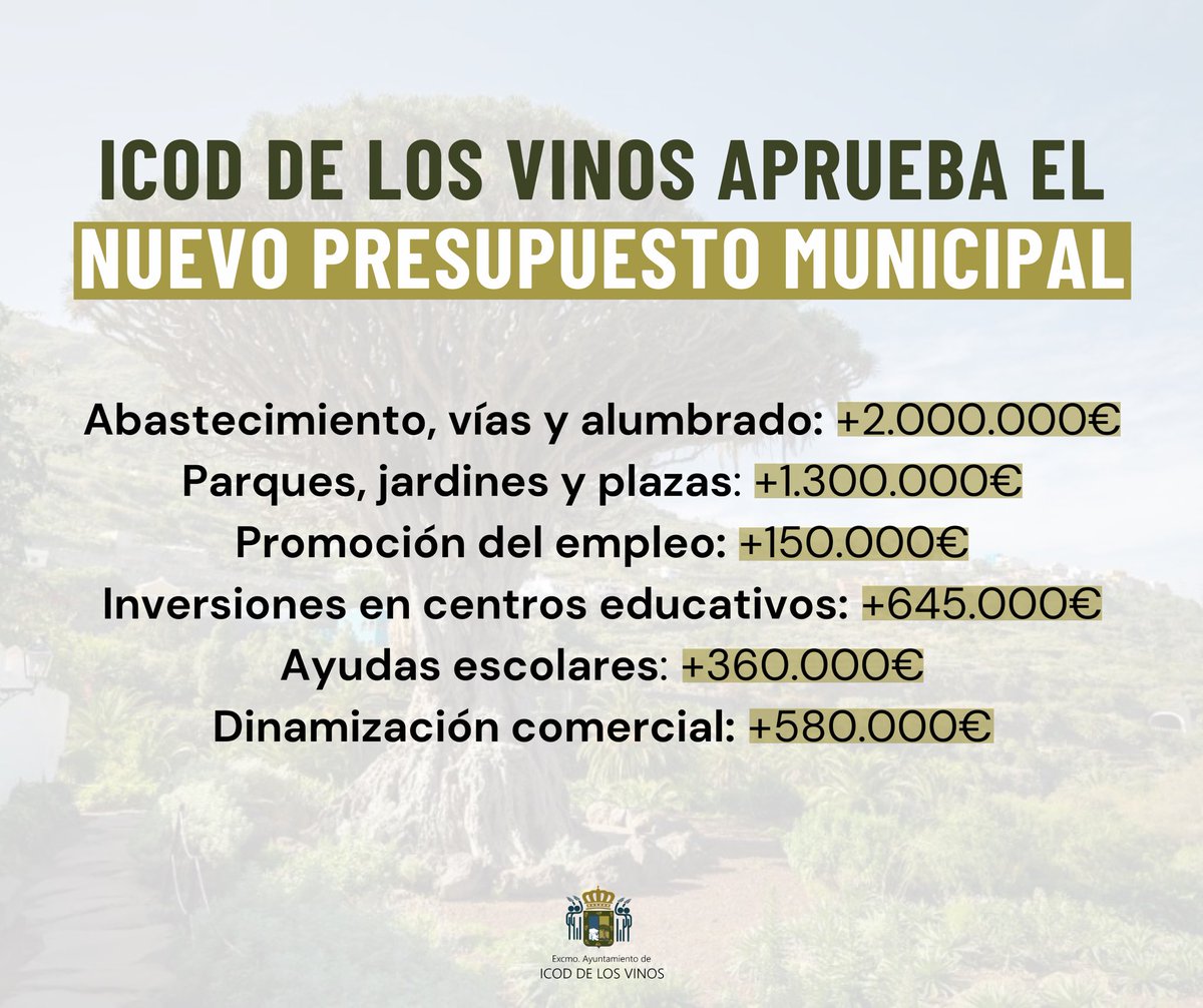 Icod de los Vinos tweet media