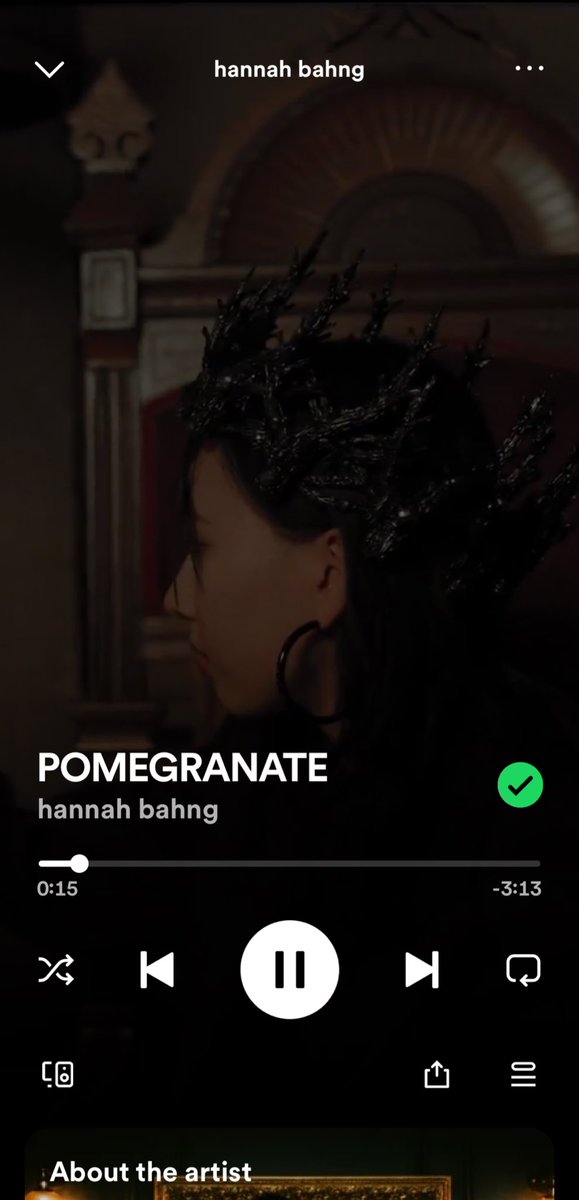 Berry8873's tweet photo. Something about this song… 😌 @hannahhbbahng #pomegranate #theabysmalep #hannahbahng https://t.co/M2My3qjU8h