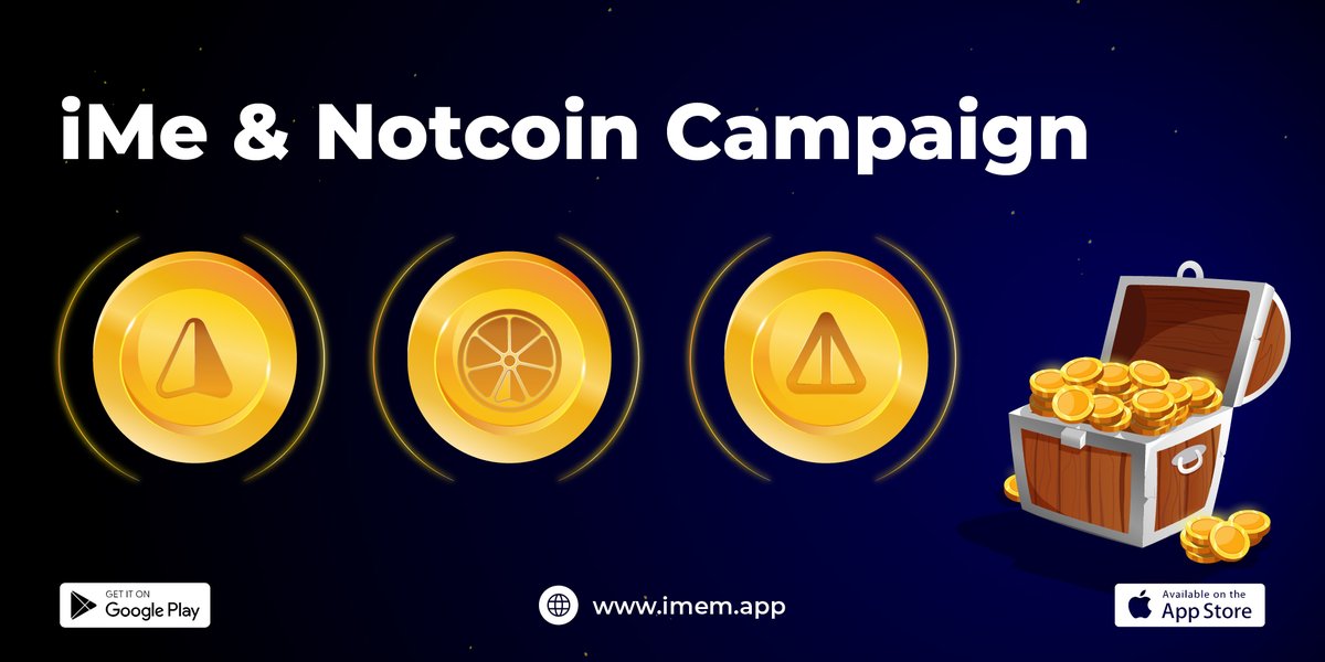 🚀 We’re thrilled to collaborate with <a href="/notcoin/"></a> for an incredible $NOT giveaway! 🎉

This is your chance to join in, and earn $NOT rewards by doing simple tasks!

⚡️ But hurry, it's first come, first served! ⏳ Don’t miss out—head to the #Notcoin bot on Telegram to find the