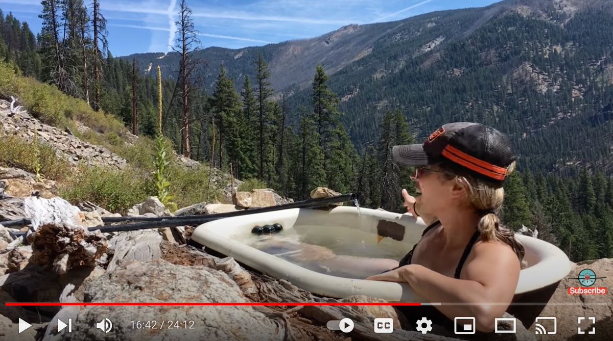 ColleenKranz's tweet photo. My case for #clickbait. And a story about a bathtub. 🛁 

7 years ago, Ed and I posted a video on YouTube of our backcountry airplane camping adventure in Johnson Creek, Idaho.

It's remote landing strip and trip of a lifetime through Idaho's Sawtooth Mountains.

🧵 

#marketing https://t.co/AQ1TGPwrzm