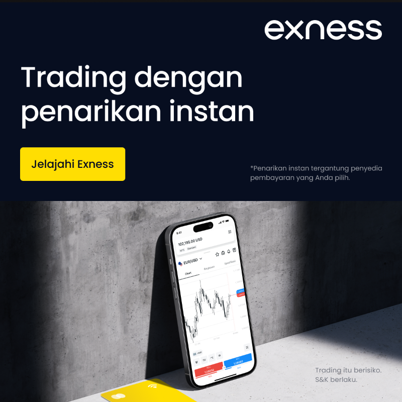 EXNESS's tweet photo. Mengapa pilih yang kurang bagus?

Ubah trading Anda dengan:
• Spread tipis
• Eksekusi cepat
• Penarikan instan

Selengkapnya

*Penarikan instan bergantung pada penyedia pembayaran yang dipilih.