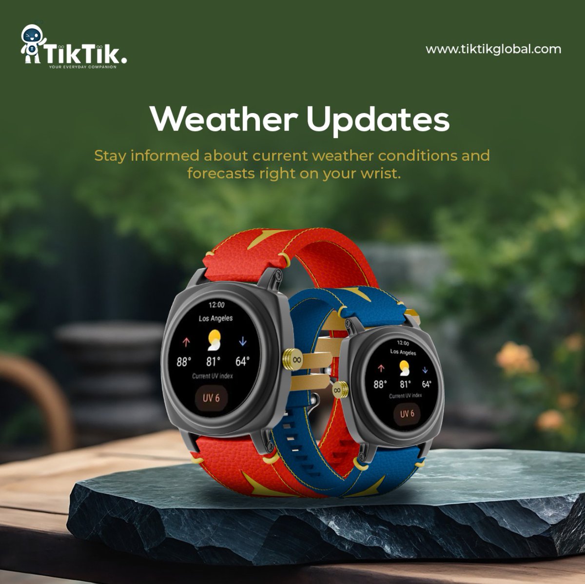 TiktikGlobal's tweet image. 🚀 #Aetherx #Tiktikyoureverydaycompanion #Poweredbytiktik🚀
Stay Ahead of the Weather with Real-Time Updates on Our Smartwatch! 
.
.
🌦️⌚️ #WeatherUpdates #StayInformed

#Tiktikglobal #Tiktik #Youreverdaycompanion #Aesthetic #Fitnesswatch #Wearables #Fashionforward #Asktiktik