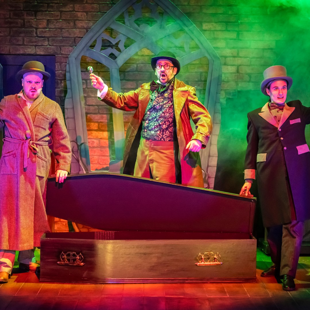 Octagon Theatre (@octagontheatre) on Twitter photo First look at our SPOOK-taculary funny production, Dracula: The Bloody Truth!
Are you ready for the TRUTH about the infamous Count? Grab your garlic, your stakes & prepare to laugh until it hurts!
π
Now until Sat 29 June.
ποΈ From Β£15
β‘οΈ bit.ly/3ME3pmg
πΈ <a href="/peachyraith/">Pamela Raith</a> First look at our SPOOK-taculary funny production, Dracula: The Bloody Truth!
Are you ready for the TRUTH about the infamous Count? Grab your garlic, your stakes & prepare to laugh until it hurts!
π
Now until Sat 29 June.
ποΈ From Β£15
β‘οΈ bit.ly/3ME3pmg
πΈ <a href="/peachyraith/">Pamela Raith</a>
