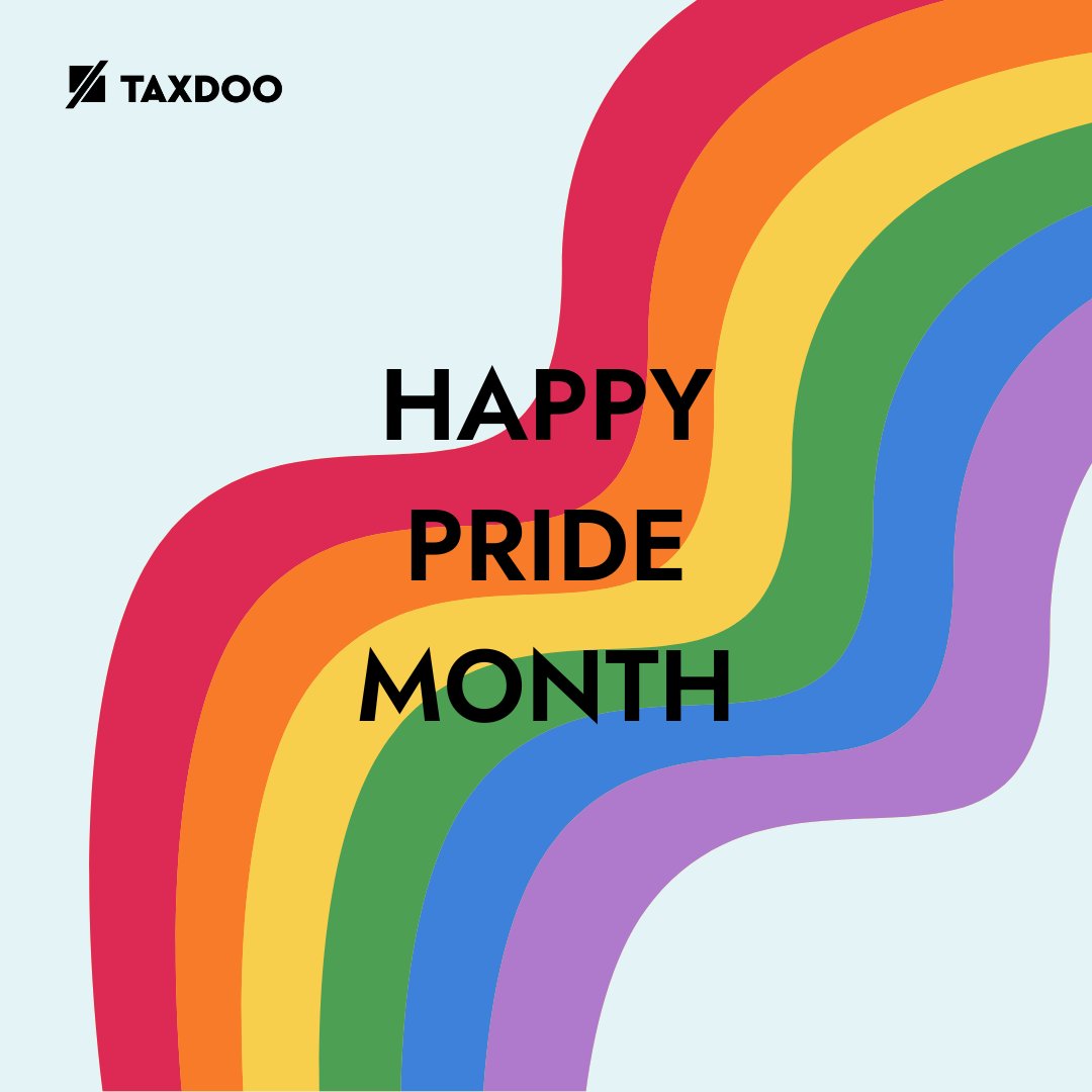 Happy Pride Month to all of our Taxdoo colleagues, customers, and associates! 🌈

This month, and every month, we celebrate you for who you are and warmly embrace the beautiful diversity you bring to our community.

How will you be celebrating #Pride? 🏳️‍🌈✨