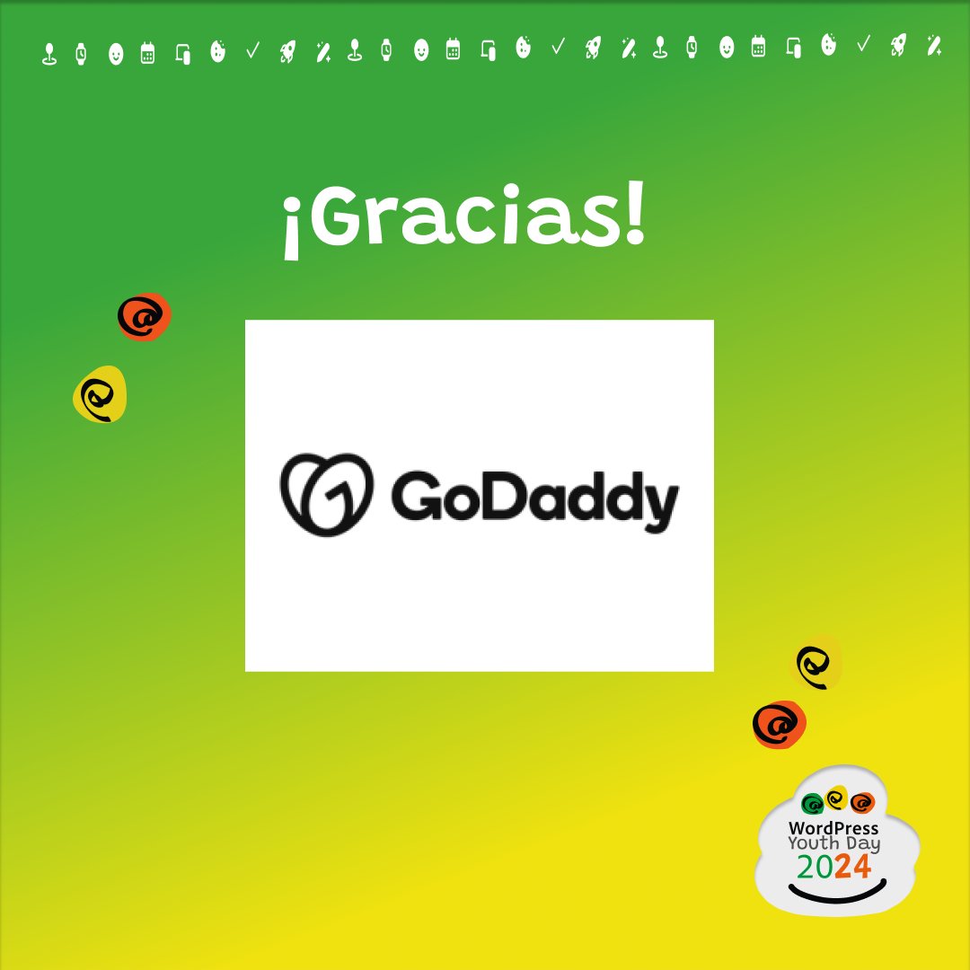 ¡Estamos emocionados de anunciar que GoDaddy es patrocinador del WPYD 2024, el primer WordCamp para adolescentes en LATAM!
Gracias por apoyar a la próxima generación de talentos tecnológicos. 💻

#WPYD2024 #wordpress #GoDaddy #comunidadwordpressnicaragua