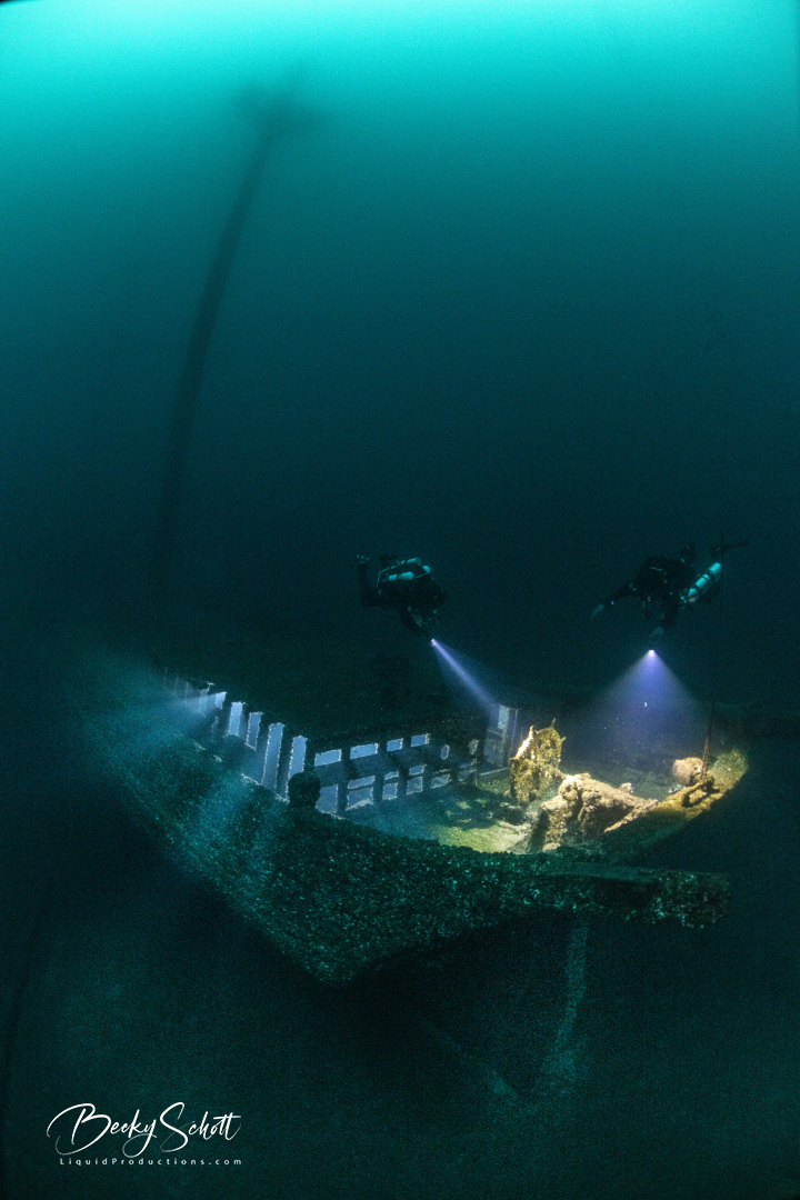 Why do I love Great Lakes Shipwrecks? Check out my portfolio of images showcasing the types of ships I dive  from Sidewheel Steamers to schooners and steamships. Steel and wooden freighters to the luxury Yacht Gunilda.